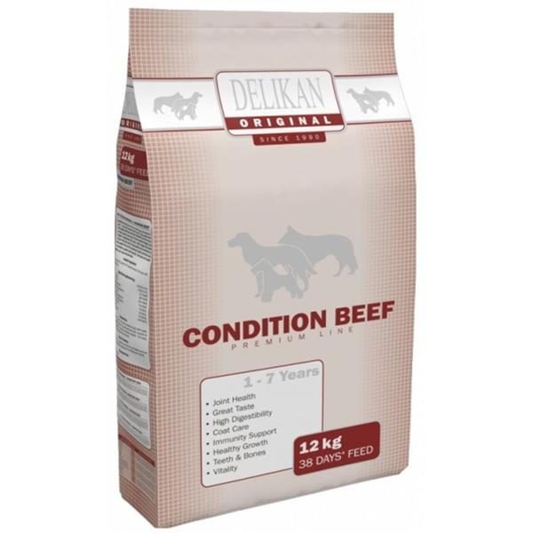 Delikan Dog Original Condition Beef 12kg