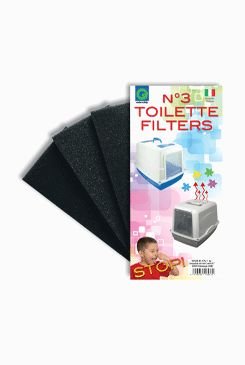 Náhradní filtr k WC pro kočky 3ks ARGI
