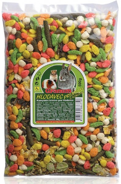 Granum - premium hlodavec s konopím, 500g