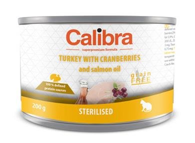 Calibra Cat  konz.Sterilised krůta 200g