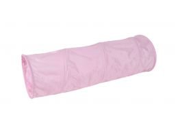 Tunel pro kočky šusťák 60 x 20 cm růžová