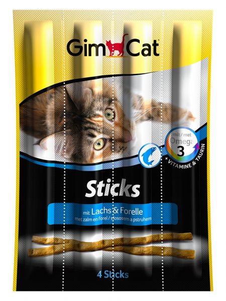 Gimcat Sticks losos + pstruh 4+1 zdarma