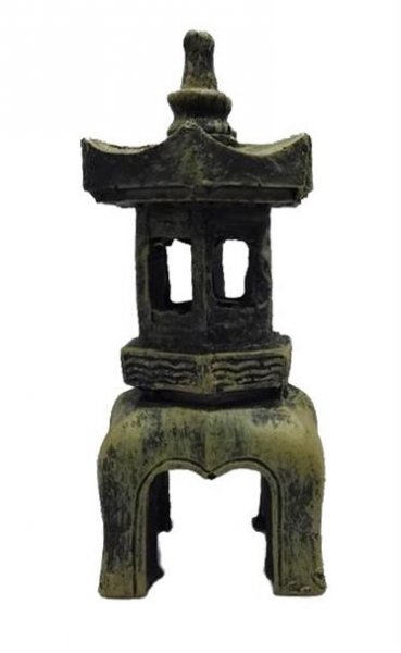 Dekorace do akvária - Letní dům Duvo+ 4,5 x 4,5 x 10,5 cm