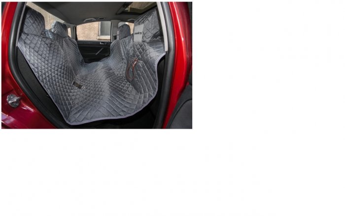 Reedog ochranný autopotah do auta pro psy na zip - šedý - XL