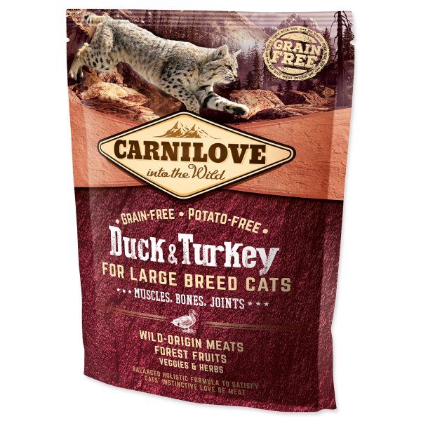 Carnilove Cat LB Duck&Turkey Muscles,Bones,Joints 400g