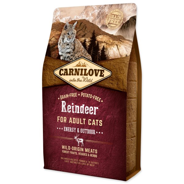 Carnilove Cat Reindeer for Adult Energy & Outdoor 2kg