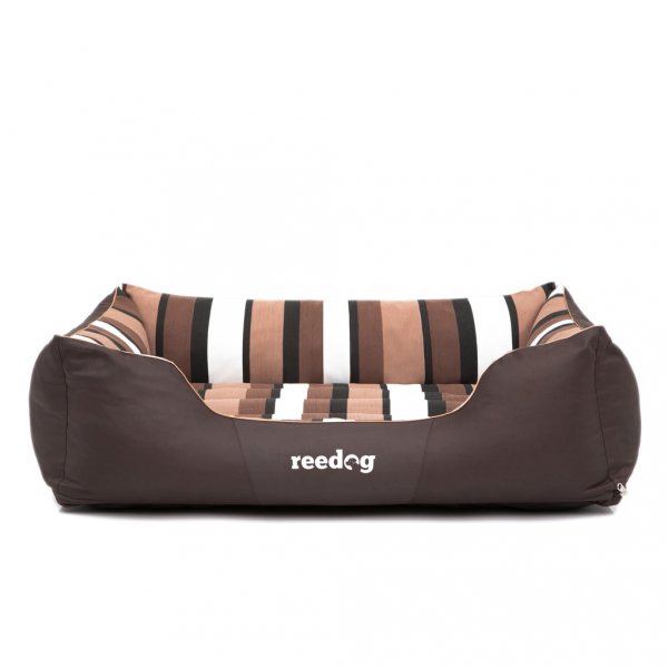 Pelíšek pro psa Reedog Comfy Brown & Strips - L