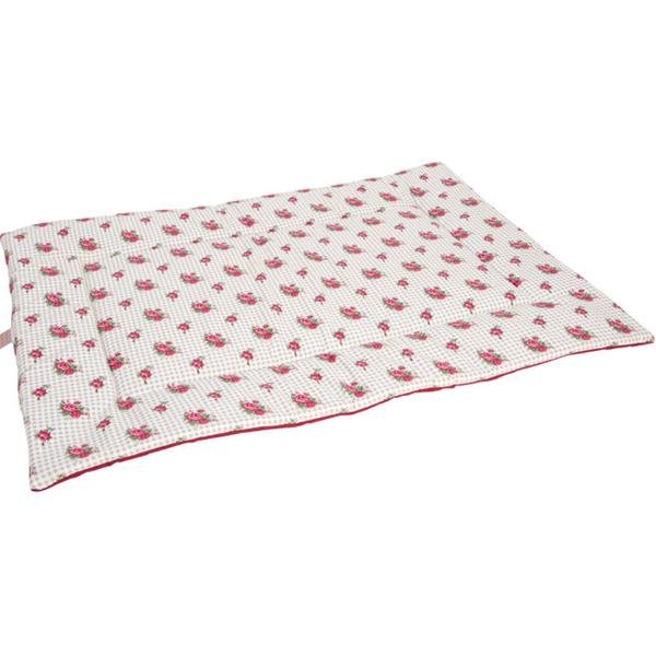 Deka bavl.Růženka vínová 100 x 67 cm