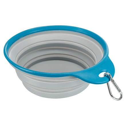 Trixie Cestovní silikonová miska s pevným okrajem 1 l/18 cm