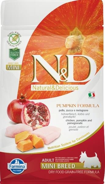 N&D Pumpkin DOG Adult Mini Chicken&Pomegranate 800g