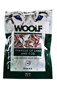WOOLF pochoutka Lamb and Cod Triangle 100g