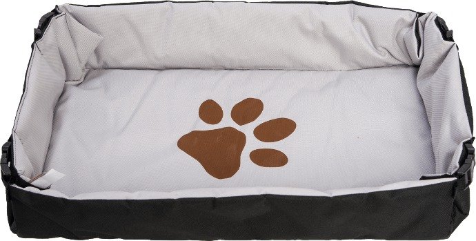 Pelech obdélník 2v1 nylon Boseň šedý 120 x 100 cm