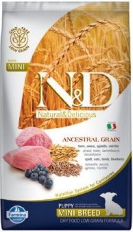 N&D LG DOG Puppy Mini Lamb & Blueberry 2,5kg
