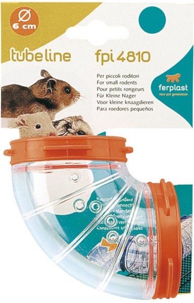 Tunel pro hlodavce plast, tvar L, Ferplast prům. 6 cm