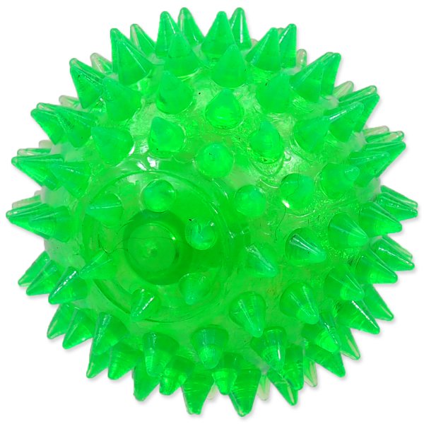 Hračka DOG FANTASY míček pískací zelený 6 cm