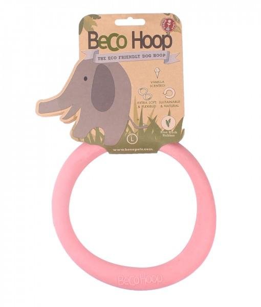 Přetahovadlo pro psa BecoHoop obruč - růžová  S
