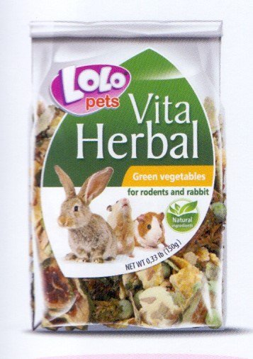 LOLOPets VITA HERBAL zeleninové plátky 150 g