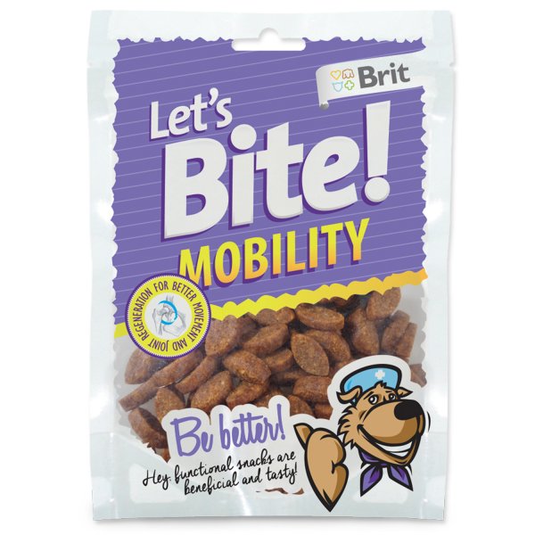 Brit pochoutka Let´s Bite Mobility 150g NEW