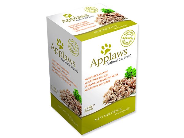Kapsičky APPLAWS Chicken Meat in Jelly Multipack 250g