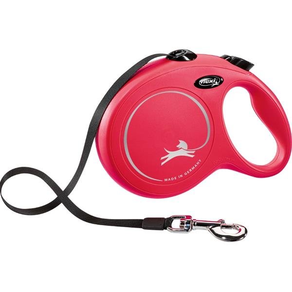 Flexi Classic NEW L pásek 8 m červené 50 kg