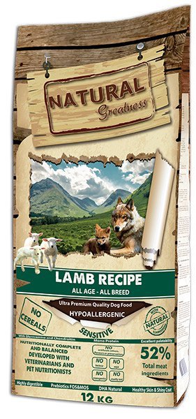 Natural Greatness Lamb Recipe All Breed Sensitiv/jehně/ 15 kg