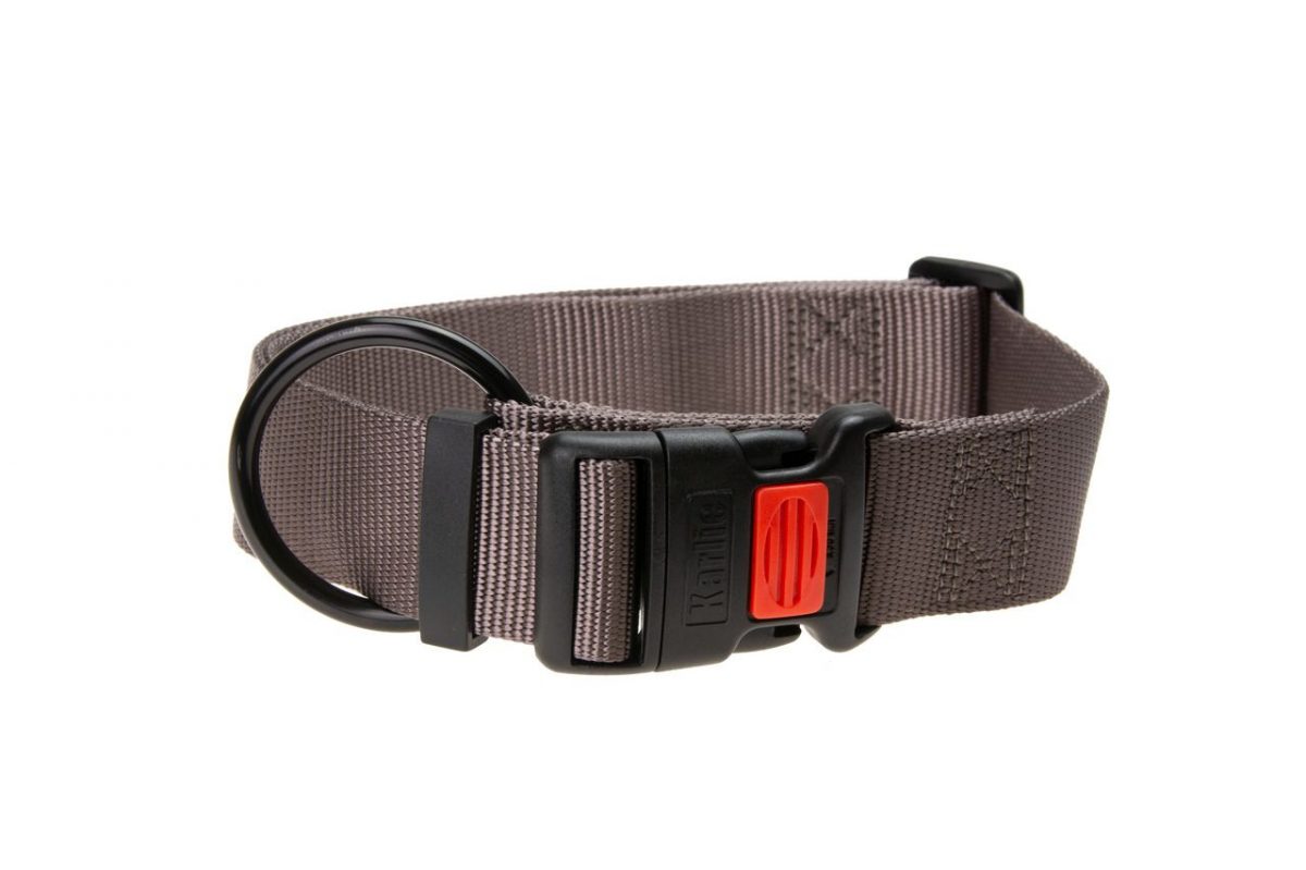 Karlie Obojek ASP šedý XL 55-75cm 40mm