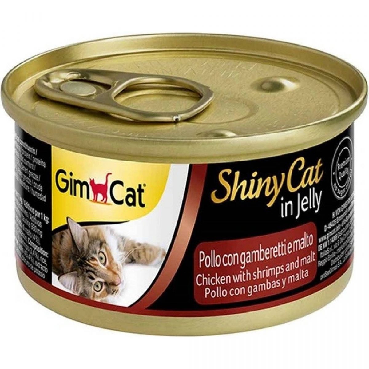 GimBorn GimCat ShinyCat kuře & krevety maltoza 70 g