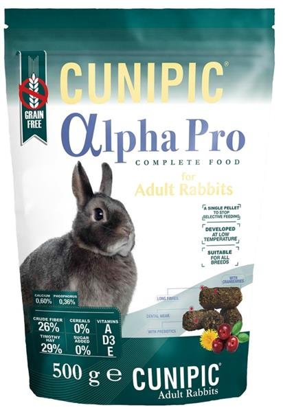 Cunipic Alpha Pro Rabbit Adult - králík dospělý 500 g