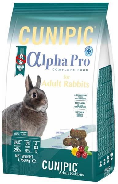 Cunipic Alpha Pro Rabbit Adult - králík dospělý 1,75 kg