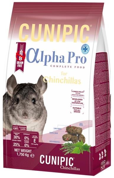 Cunipic Alpha Pro Chinchilla - činčila 1,75 kg