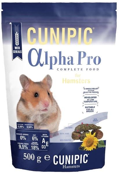 Cunipic Alpha Pro Hamster - křeček 500 g