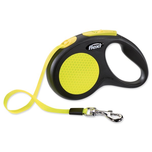 Vodítko FLEXI Neon S 5m/15kg Pásek