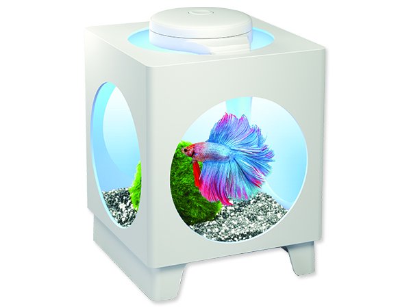 Akvárium set Tetra Betta Projector bílý 1,8l