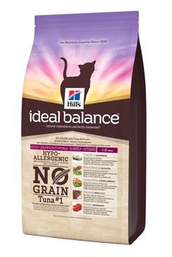 Hill´s Feline Ideal B. Adult NO GRAIN Tuňák bram 2kg