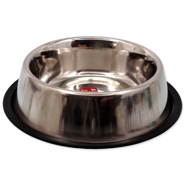 Miska DOG FANTASY nerezová s gumou 25,8 cm 1000ml