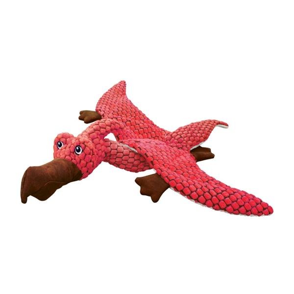 Hračka textil Dynos Pterodactyl červený Kong large