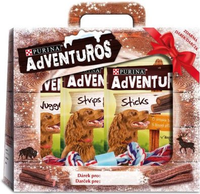 Adventuros snack dog - Vánoční balíček 300 g