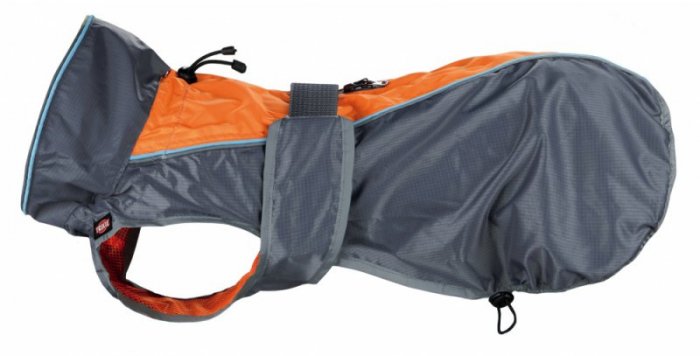 Pláštěnka SOLID S 35 cm šedo/oranžová