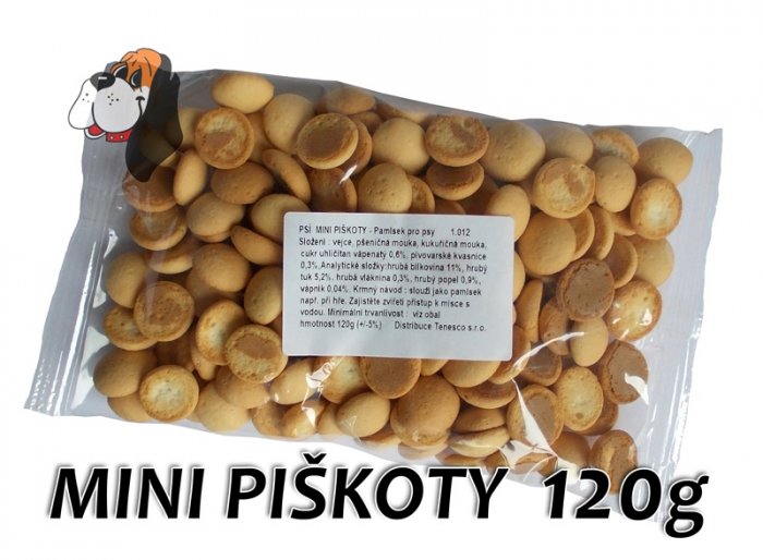MINI piškoty pro psy 120g