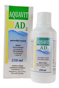 Aquavit AD2 sol Pharmagal 250 ml