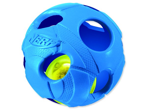 Hračka NERF gumový míček LED 6 cm 1ks