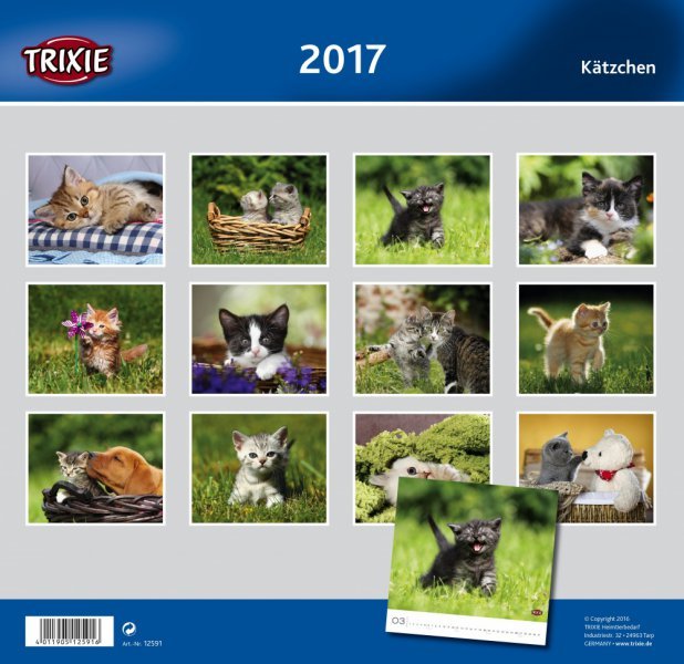 Kalendář TRIXIE 2017  - Koťata KS