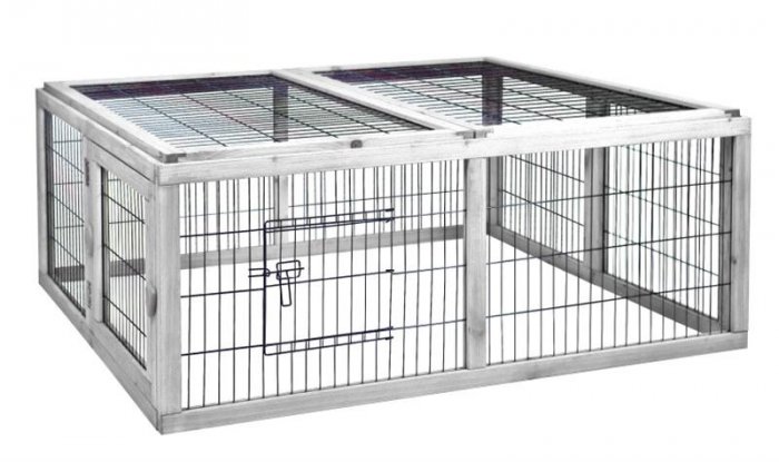 Výběh pro dr.savce krytý dřevo Duvo+ 116 x 112 x 45 cm
