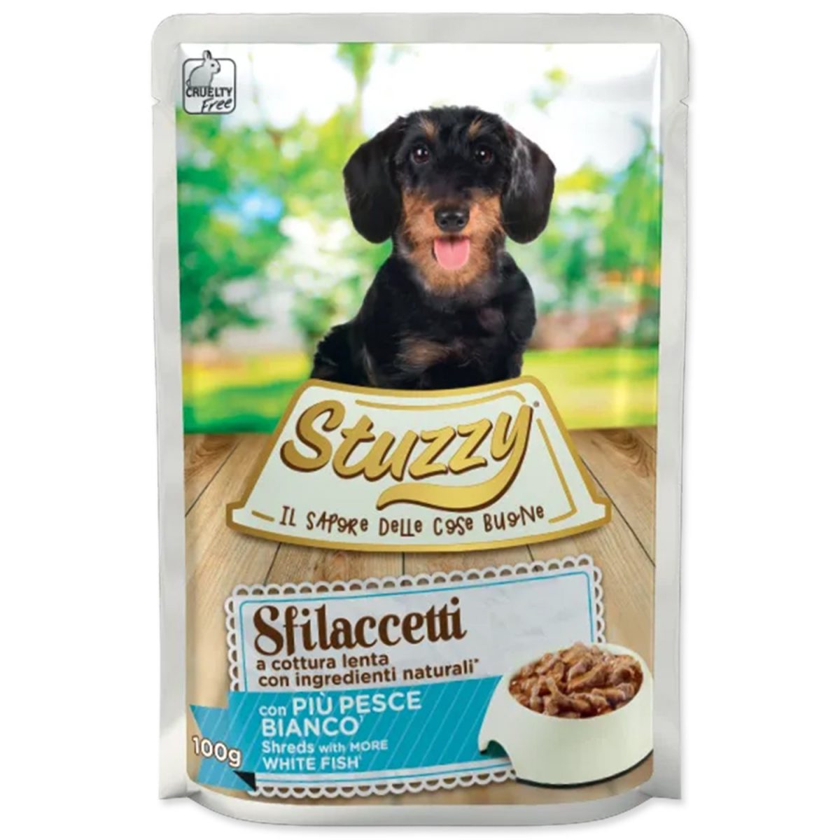 Kapsička STUZZY Speciality bílá ryba 100g