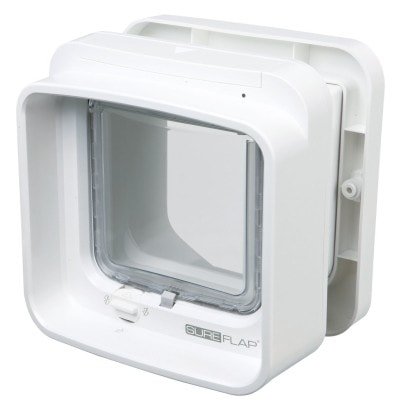 Dvířka pro kočky s mikročipem SureFlap DualScan - bílá