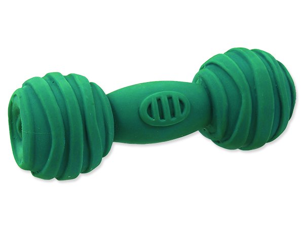Hračka DOG FANTASY Latex kost se zvukem 14 cm 1ks