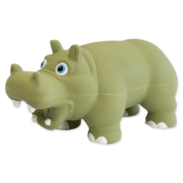 Hračka DOG FANTASY Latex hroch se zvukem 17 cm 1ks