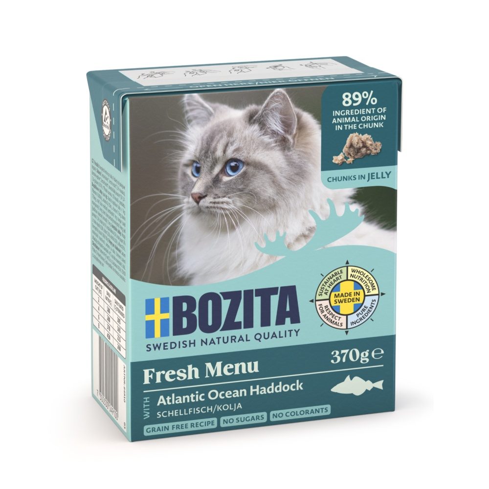 BOZITA kousky v želé s treskou - Tetra Pak 370g