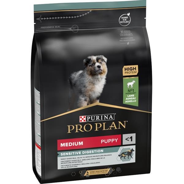 Pro Plan Dog Sensitive Digestion Puppy Medium Lamb 3 kg