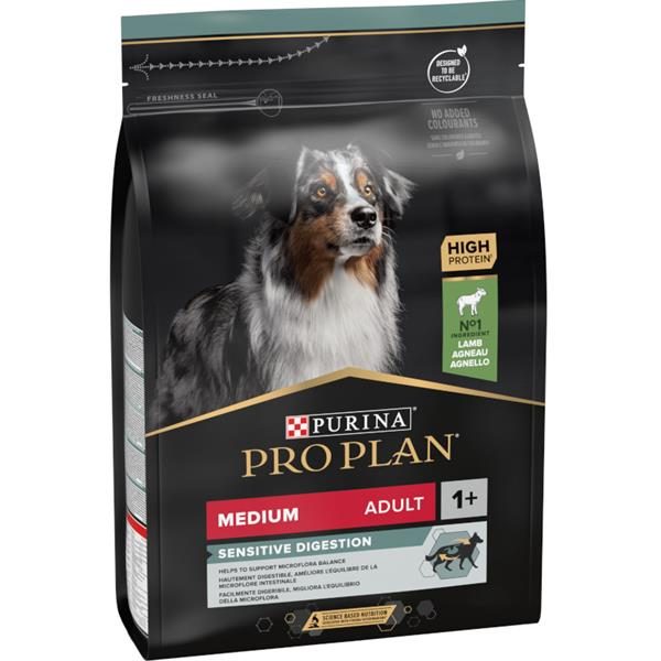 Pro Plan Dog Adult Medium Sensitive Digestion.Lamb 3 kg